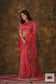 Remember the Roses Pink Glass Tissue Saree