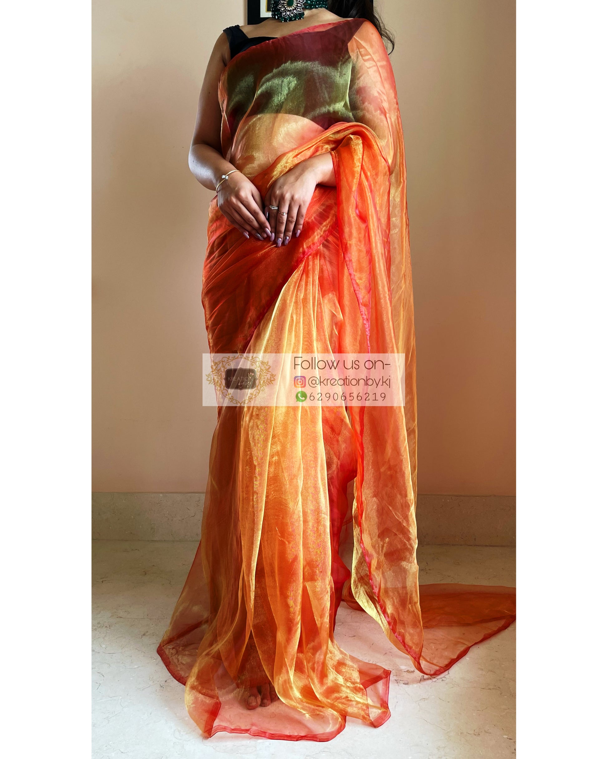 Tissue Sarees Online | Tissue Saree collection Blouse India