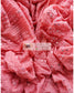 Peachy Pink Georgette Mirrorwork Blouse Piece - kreationbykj