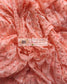 Coral Georgette Sequins Blouse Piece - kreationbykj