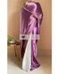 Clematis Two in One Satin Saree - kreationbykj