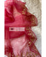 Pink Glass Tissue Gota Patti Dupatta - kreationbykj