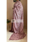 Rose Gold Sequins Half Saree - kreationbykj