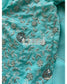 Kashish Turquoise Chinnon Saree - kreationbykj