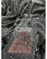 Black Shimmer Pleated Net Saree - kreationbykj